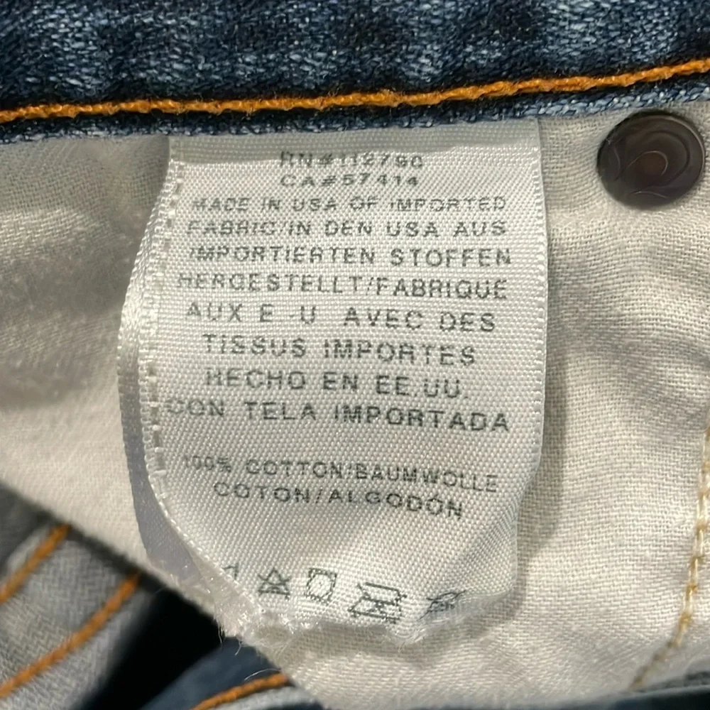 True Religion Men’s Ricky Relaxed Straight Jeans 32x33